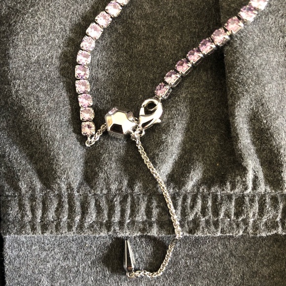 NWT Origami Owl Exclusive Silver Purple Tennis Bracelet - Picture 2 of 9